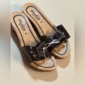 Nadia by Da-ye Cork Sandal NWT